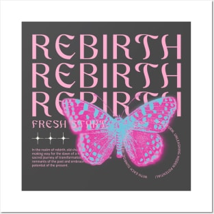 Beautiful Butterfly Rebirth Fresh Start New Beginnings Posters and Art